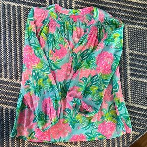 Lilly Pulitzer Elsa Silk Top